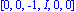 vector([0, 0, -1, I, 0, 0])