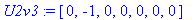 U2v3 := vector([0, -1, 0, 0, 0, 0, 0])
