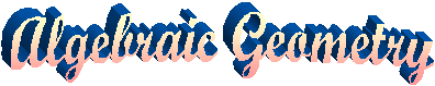Algebraic Geometry
