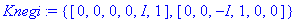Knegi := {vector([0, 0, 0, 0, I, 1]), vector([0, 0,...