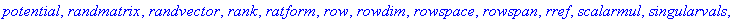 [BlockDiagonal, GramSchmidt, JordanBlock, LUdecomp,...