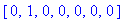 vector([0, 1, 0, 0, 0, 0, 0])
